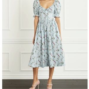Hill House The Ophelia Dress in Pond Floral NEW NWT Size Medium